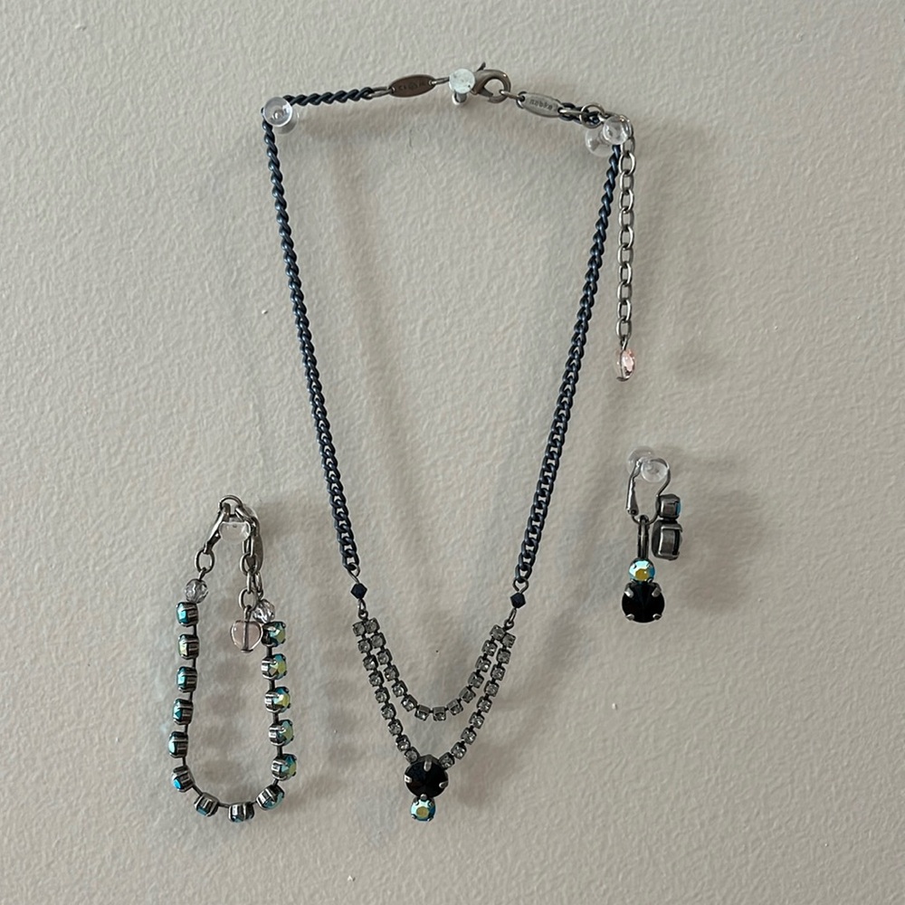 Sabika necklace, bracelet and earrings set - winter 2013
